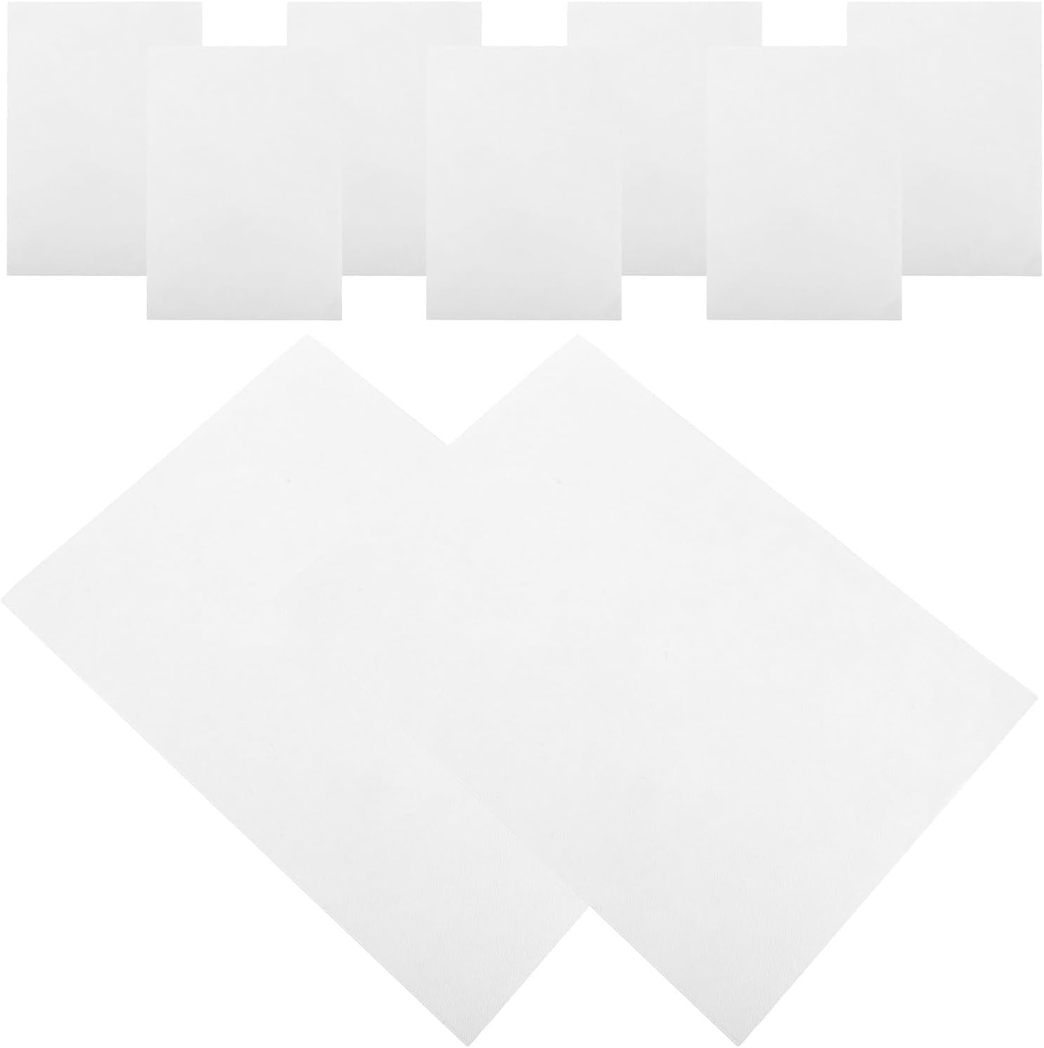 9pcs Water Soluble Embroidery Stabilizer Sheet Self Adhesive 21x30cm