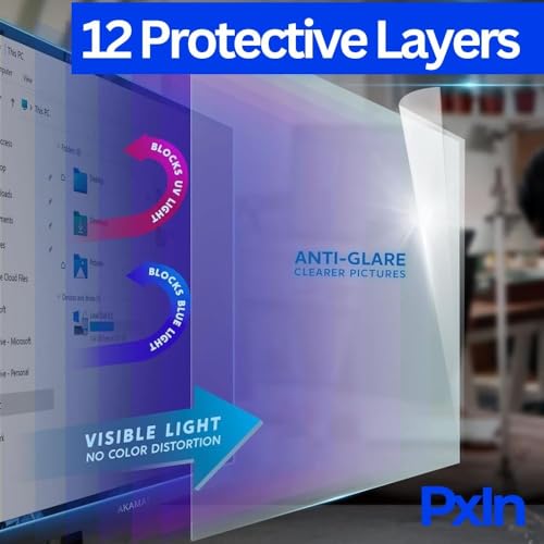 Image of Pxin Tablet Anti Bluelight and Anti Glare Screen Guard compatible with Pad 7 | BLUV Lightblock Tech | Scratch Proof | Prevents bluelight | Eye Protection | No Dry Eyes