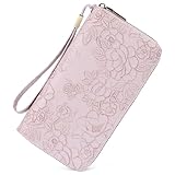 【Portefeuilles et Porte-Cartes Femme pratique】: Fantastique Porte Feuilles pour Femme avec dragonne amovible, qui vous permet de la transporter facilement à la main ou de la ranger dans votre sac à main. Vous pouvez l'utiliser à tout moment, elle est si facile à transporter. La dragonne est conçue comme une corde sur mesure, facile à transporter et à retirer, ce qui prolonge sa durée de vie. Dimensions pratiques : 21.5*11.5*2.5 cm