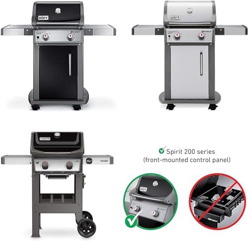 onlyfire BBQ Gasgrills Edelstahl Flavorizer Bars für Weber Spirit E-210 E-220 S-210 S-220 (2013-2016) Flammenverteiler, Flammenblech, Aromaschienen, Brennerabdeckung, Ersatz für Weber 7635 (3 Stück)