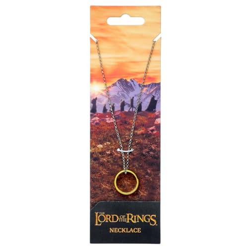 The Lord of The Rings One Ring Necklace, Gold, LRN000023