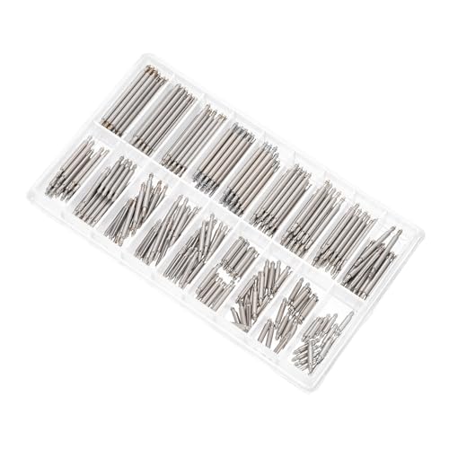 Healvian 1箱 不??生耳針 腕時計ベルト修理ツール 耐久性高く簡単交換可能 腕時計職人向けストラップピン入り 時計バンド補修用部品