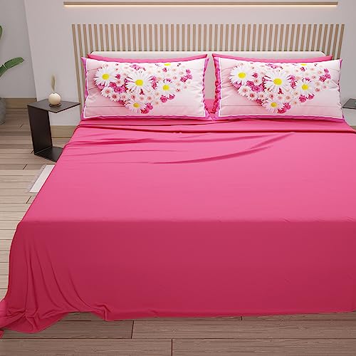 PETTI Artigiani Italiani, Double Bed Sheets in Cotton with Pillowcases in Digital Print - Image 4