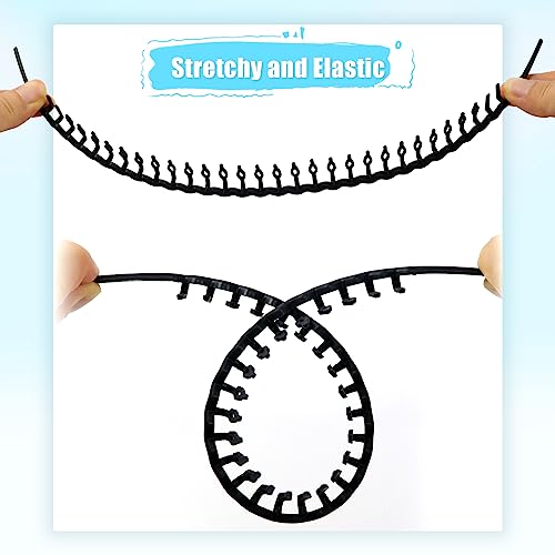 Qufiiry 4 Pcs Hair Bands for Men Unisex Hair Band, Headband Spring Wave Hairband, Multi-Style Flexible Headbands - Image 4