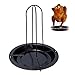 Griglia per Pollo, Porta Pollo, Arrosto di Pollo in Acciaio Inox, Supporto per Pollo, Verticale Supporto per Pollo, con Drip Pan, per la Cottura al Forno e alla Griglia
