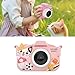 Whltzf Educational Camera for Kids Built in 32G Storage Double Lens Auto Focusing MP3 Player Interactive Learning Games Double Camera Children Toy