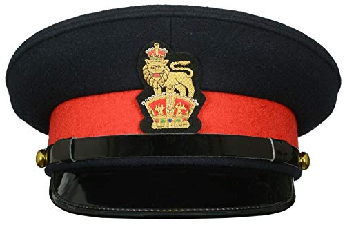 Casquette militaire handembroeryuk ajustée taille 7.375 visière or