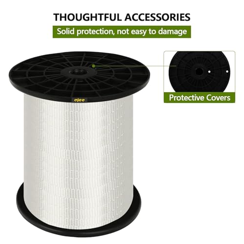 Image of 1250Lbs Mule Tape 1000ft X 1 /2'' Polyester Mule Webbing for Wire & Cable Conduit Work Variable Functions Heavy Duty Pull Tape Flat Rope for Pulling /Loading /Packing Under Any Weather Condition Muletape