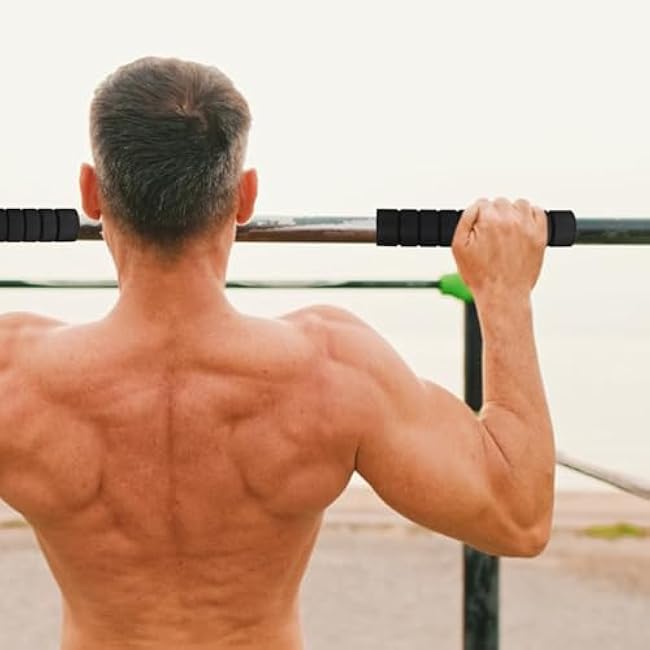 Kisangel Pull up Bar Grips 3pcs Sponge Pull-up Sleeve Foam Tubing Handlebar Grip Pads for Horizontal Protector Pad