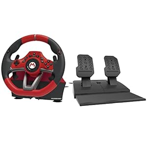Nintendo Switch Mario Kart Racing Wheel Pro Deluxe By HORI,USB – Officially Licensed By Nintendo