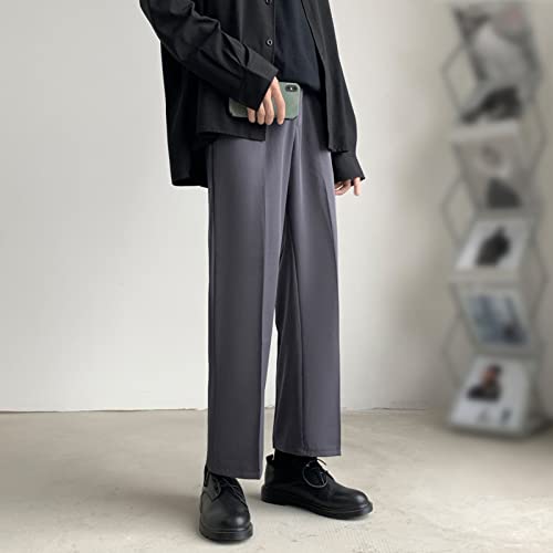 Pantalones de vestir holgados y cómodos para hombre DGHM-JLMY miniatura 3