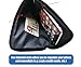 Tainada Men Women Phone Neoprene Shockproof Zippered Case Bag Pouch with Finger Ring Strap for iPhone 16/15 Pro Max, 16/15 Plus, Samsung S24+, S23, A54, Z Fold6 (Black)