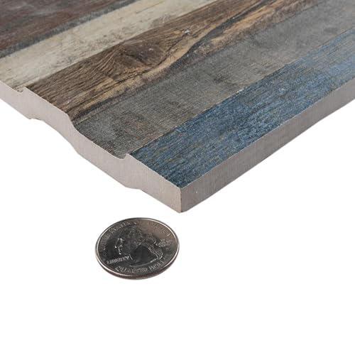 Merola Tile Coleur Tikal Mix 6-1/2\" x 20-3/8\" Ceramic Wall Tile