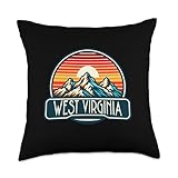 West Virginia Throw Pillow