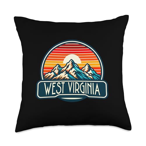 West Virginia Throw Pillow
