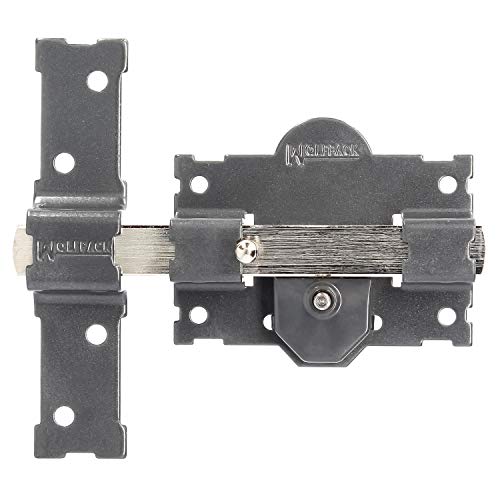 WOLFPACK LINEA PROFESIONAL - Cerrojo B-1 llave y pulsador pasador de 161mm cilindro redondo de 50mm
