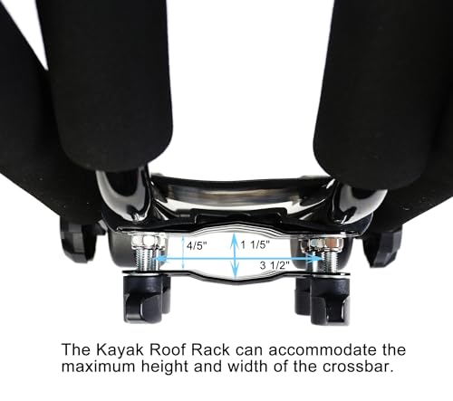 image for GZDEMYYXGS Folding Kayak roof Rack Adjustable for Kayak/Canoe/SUP,J-Ba