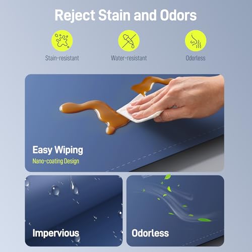 Food Warming Mat - 5s Rapid Heating Electric Warming Tray with 8 Temp Setting, 4 Hours Auto-Off, Easy to Clean, Foldable Sillicon Warming Mat for Food, for Buffet, for Party, for Thawing