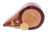 caja rompecabezas de thorndike Caja secreta Caja de rompecabezas de joyería secreta hecha a mano de bádminton de madera - bád