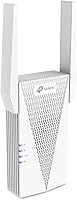 Vista 2 de TP-Link Extensor de alcance WiFi 6 AX3000 Elección del editor de PCMag Repetidor inalámbrico de doble banda con puerto Ethernet Hasta 2400