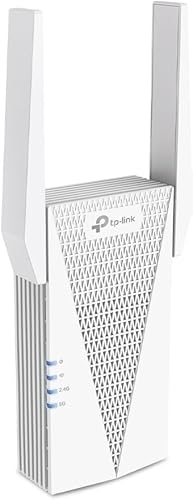Miniatura 2 de TP-Link Extensor de alcance WiFi 6 AX3000 Elección del editor de PCMag Repetidor inalámbrico de doble banda con puerto Ethernet Hasta 2400