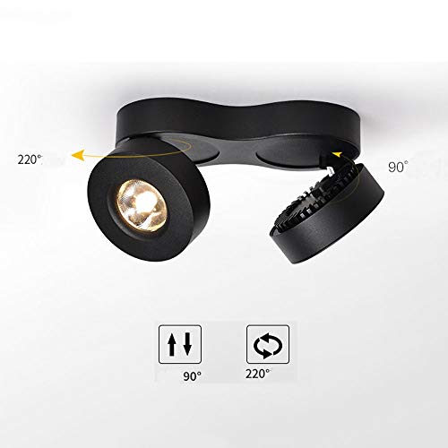 Downlights de techo empotrables dobles 12W para iluminación interior 3