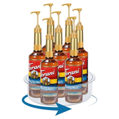 Mowhut Rotating Coffee Syrup Organizer