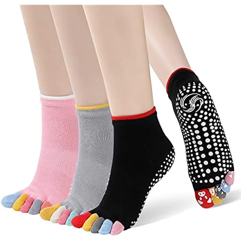 PUTUO Chaussettes Antidérapantes Femme Cover