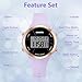 AOOSU Reloj para Mujer con Correa de Silicona Imagen de AOOSU Reloj para Mujer con Correa de Silicona