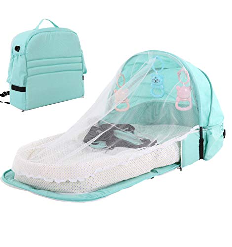 Baby Nest Pod – Nido Lettino Portatile Neonato (0-24 Mesi) Piega Facile – Tessuto Luna E Stella – Alternativa DockATot