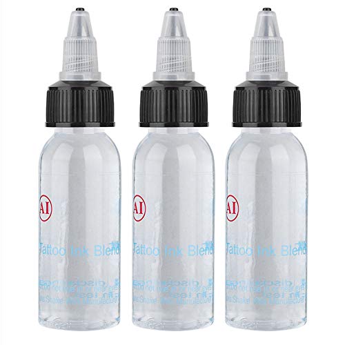 3Pcs Tattoo Pigment Verdünnungsmittel, Tattoo Pigment Mixer Beauty Tools Tattoo Tinte Verdünnungsmittel Farbverdünnung Tattoo Supplies Cover