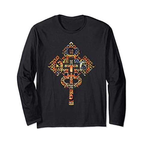 Ethiopian Christian art Christ in Glory Ethiopian Cross Long Sleeve T-Shirt Cover