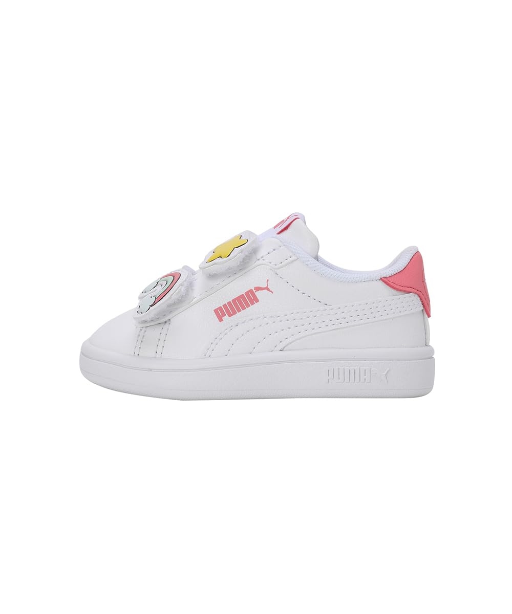 PUMA Smash 3.0 à Scratch Badges White Passionfruit
