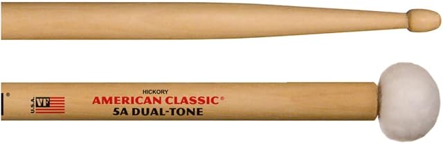 Vic Firth 5ADT pałeczka perkusyjna"5A American Classic-Serie, Hickory, Wood-Tip"