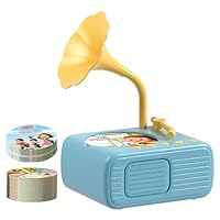 Kids Phonograph Record Player – Toddler Music Deck Box, Story Sound Machine Toy | Retro Audio Spin Gadget, Learning Interactive Unit Style, Delightful Sensory Development Tool During Indoor