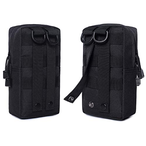 Haafoo Molle Pouch, Compact Water Resistant Tactical Edc Utility Pouch Tear-Resistant Tactical Organizer Gear Pouch #TOP3