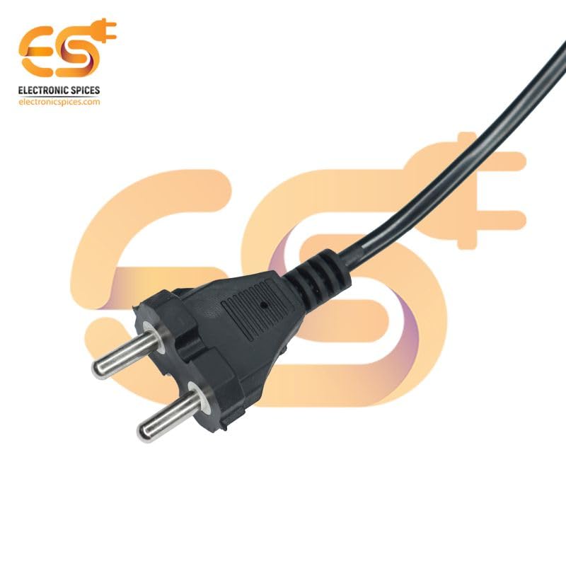 Image of Electronic Spices (1.25 M) 180V-240V AC 6A Power Cable | 3 Pin AC Extension Cord with PVC Insulated Wire | Power Supply Cable for Fan, Mobile Charger, Printer, Computer & Small Appliances