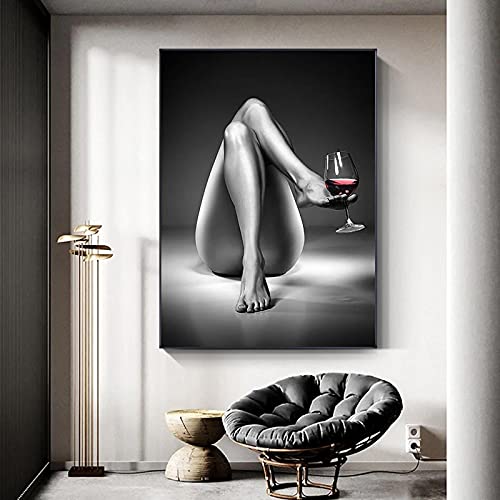 Toile peintures noir blanc sans cadre | Impression murale imperméable 40x60 - 4