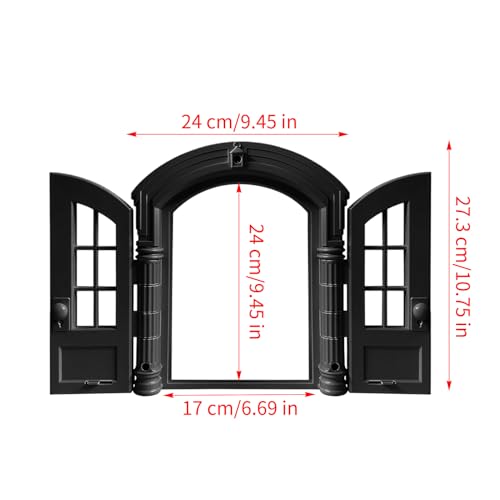 Puerta interior para gatos con cerradura para dormitorios y salas de estar 6