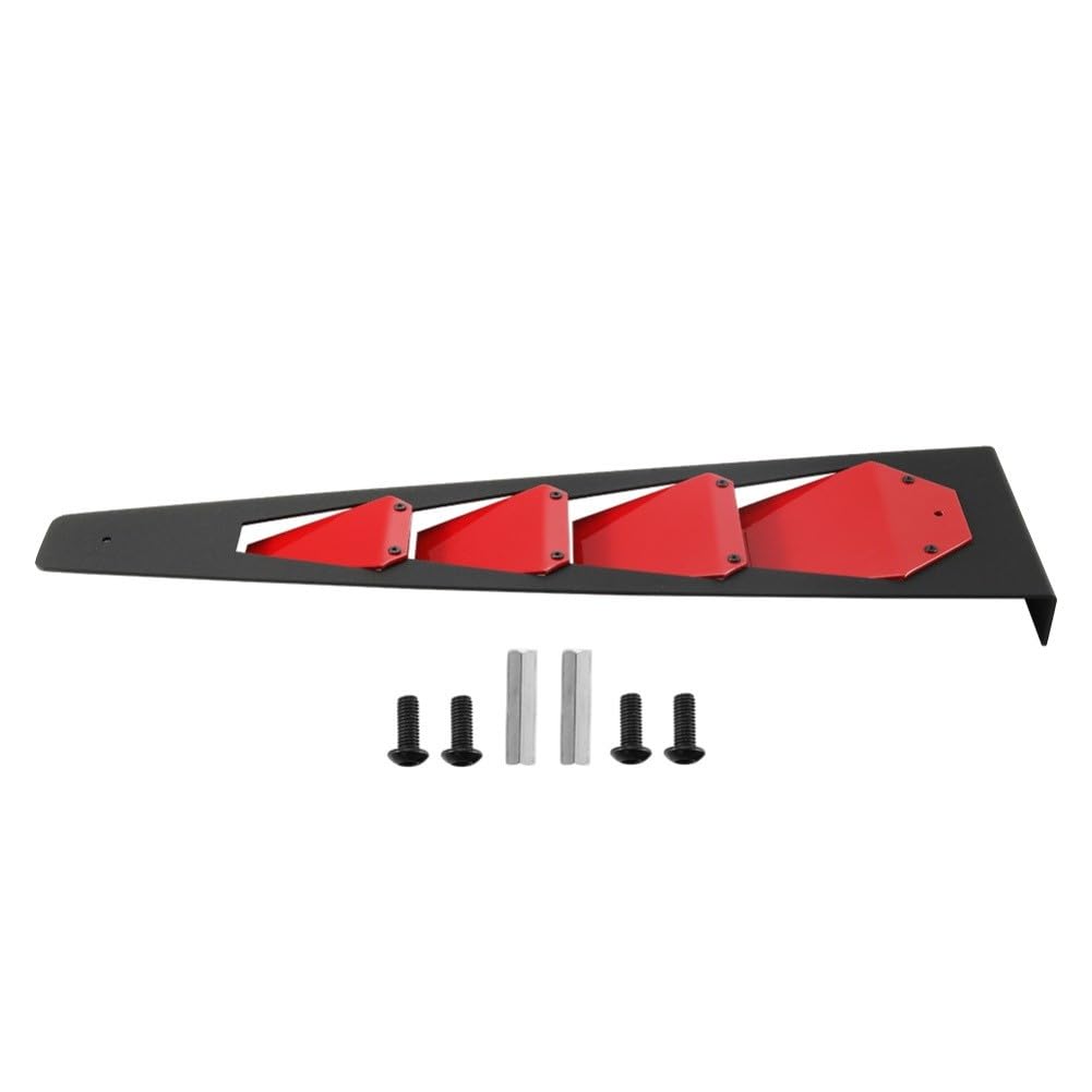 Grille d'aération en aluminium noir de haute qualité pour capot Lance-Pierre