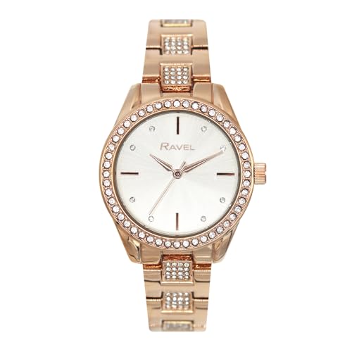 Montre-bijou femme Ravel Plus RPJ004-006 à quartz japonais de 34 mm