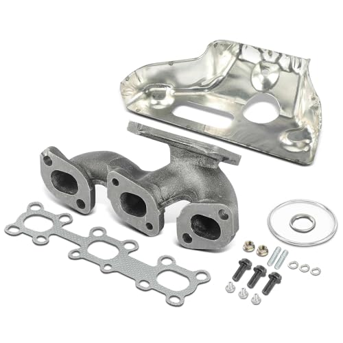 A-Premium V6 3.5L Exhaust Manifold Kit W/Gaskets, Studs, Nuts, Bolts, Washers Compatible with Nissan Altima 03-06, Murano 03-07, Maxima 04-08, Quest 04-09 & Infiniti I35 03-04. Rear Side