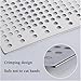 Stainless Steel Perforated Plate,304 Stainless Steel Perforated Sheet, 0.8mm Thick Leak-Proof Window Pads with Ties & Gloves, Durable & Versatile (65x110 cm) for Home & Industrial Use
