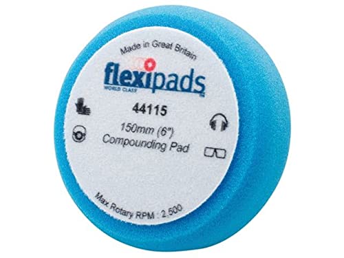 Flexipads World ClassBlue Compounding/Polishing Foam 150 x 50mm Grip®