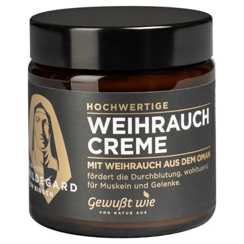 Hildegard Weihrauchcreme | Traditionelle Rezeptur Nach Hildegard Von Bingen | Zertifizierte Naturkosmetik | Haut & Pflegecreme Mit Weihrauch-Extrakten Für Empfindliche Haut | 100 ml