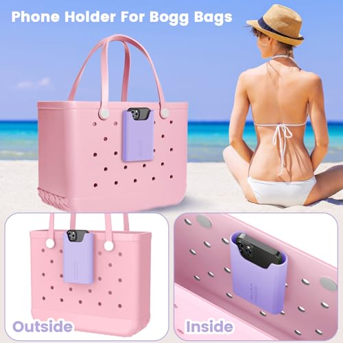 Support de téléphone pour sac Bogg insert silicone violet - 7