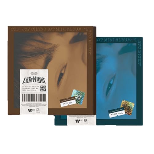 Dreamus Jay Chang Late Night 1st Mini Album (NIGHT) 6.3 x 0.79 x 6.3 inches Black CD Storage