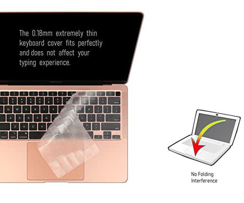 US English Layout Keyboard Cover Compatible with Old MacBook Air 13" (Model A2337/A2179, 2021 & 2020 Release, M1 Chip) - Image 3