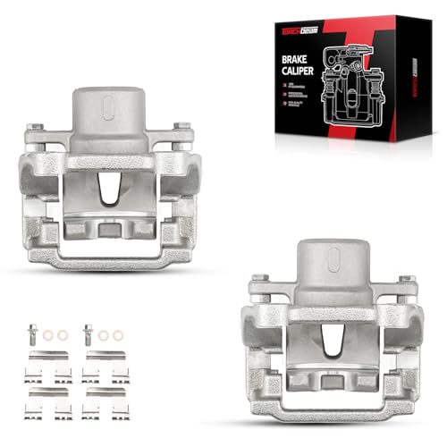 Image of Torchbeam Rear Brake Calipers Set for Chrysler 300 2005-2021, Dodge Charger 2006-2021, Dodge Challenger 2009-2021, Dodge Magnum 2005-2008, Rear Left Right Calipers with Bracket 18B4970+18B4971