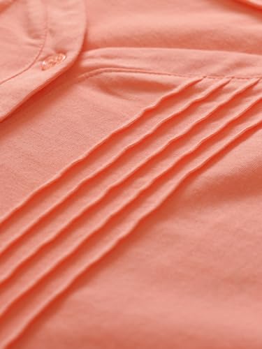 Latuza Women's Cotton Nightgown 3/4 Sleeve Soft Night Gown with Pockets4